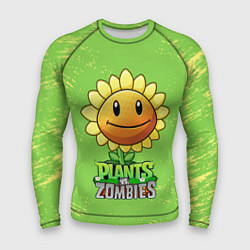 Мужской рашгард Подсолнух Plants vs Zombies