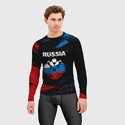 Рашгард мужской Russia Герб в стиле, цвет: 3D-принт — фото 2