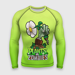 Рашгард мужской Plants vs Zombies зомбо-рука, цвет: 3D-принт