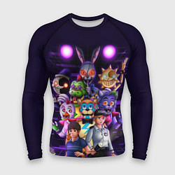 Мужской рашгард Five Nights at Freddys: Security Breach персонажи