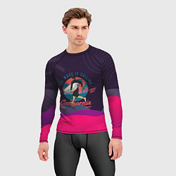 Рашгард мужской Серфинг и лето, цвет: 3D-принт — фото 2