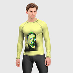 Рашгард мужской Портрет Чехова, цвет: 3D-принт — фото 2
