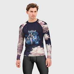 Рашгард мужской Genshin Impact - Kamisato Ayato, цвет: 3D-принт — фото 2