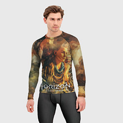 Рашгард мужской Элой-рыжая воительница, цвет: 3D-принт — фото 2