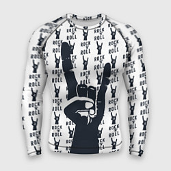 Рашгард мужской Рок-н-ролл жив, цвет: 3D-принт