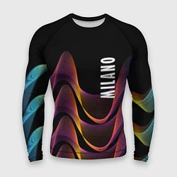 Рашгард мужской Fashion pattern Neon Milano, цвет: 3D-принт