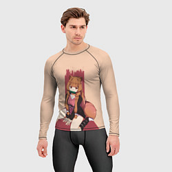 Рашгард мужской Raccoon andTanuki, цвет: 3D-принт — фото 2