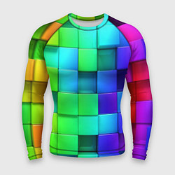 Рашгард мужской Color geometrics pattern Vanguard, цвет: 3D-принт