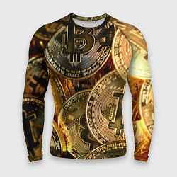 Рашгард мужской Биткойны, цвет: 3D-принт