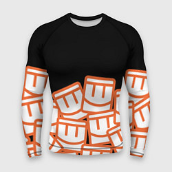 Рашгард мужской Куча смайликов из REC ROOM, цвет: 3D-принт