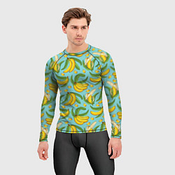 Рашгард мужской Banana pattern Summer Fashion 2022, цвет: 3D-принт — фото 2