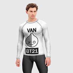 Рашгард мужской BTS VAN BT21, цвет: 3D-принт — фото 2