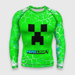 Рашгард мужской Minecraft зеленый фон, цвет: 3D-принт