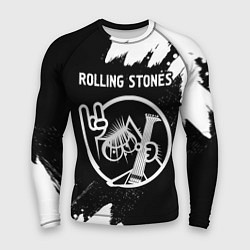 Рашгард мужской Rolling Stones - КОТ - Краска, цвет: 3D-принт