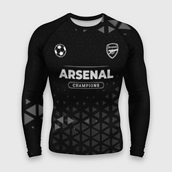 Рашгард мужской Arsenal Форма Champions, цвет: 3D-принт