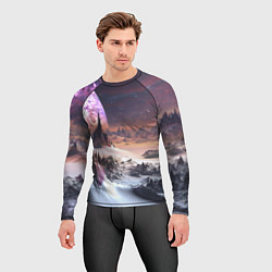 Рашгард мужской Cosmic fantasy art, цвет: 3D-принт — фото 2