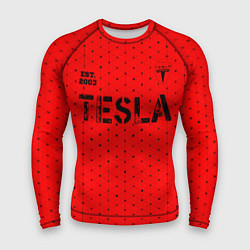 Рашгард мужской ТЕСЛА Tesla Est 2003 Абстракция, цвет: 3D-принт