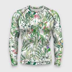 Рашгард мужской Цветы Летний Ботанический Букет, цвет: 3D-принт