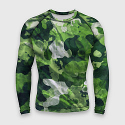 Рашгард мужской Camouflage Pattern Камуфляж Паттерн, цвет: 3D-принт