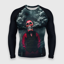 Мужской рашгард Smoke Дым Skull