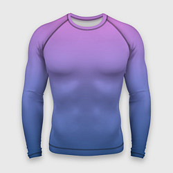 Рашгард мужской PINK-BLUE GRADIENT ГРАДИЕНТ, цвет: 3D-принт