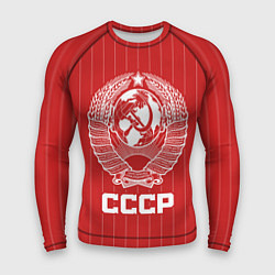 Рашгард мужской Герб СССР Советский союз, цвет: 3D-принт