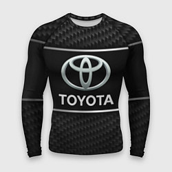 Рашгард мужской Toyota Карбон, цвет: 3D-принт