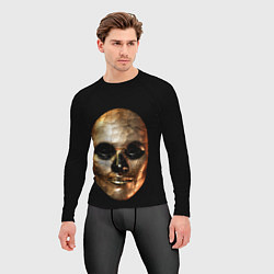 Рашгард мужской Золотая маска Хэллоуин, цвет: 3D-принт — фото 2