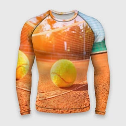 Рашгард мужской Теннис - рассвет, цвет: 3D-принт