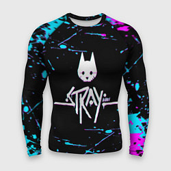 Рашгард мужской Stray - краска - neon, цвет: 3D-принт