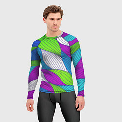 Рашгард мужской Цветная ткань, цвет: 3D-принт — фото 2