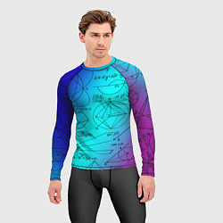 Рашгард мужской Неоновая формула, цвет: 3D-принт — фото 2