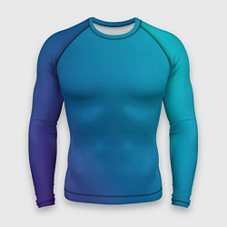 Мужской рашгард Градиент - морская глубина