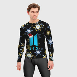 Рашгард мужской BTS new year, цвет: 3D-принт — фото 2