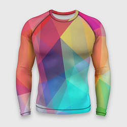 Рашгард мужской Нежный разноцветный фон, цвет: 3D-принт