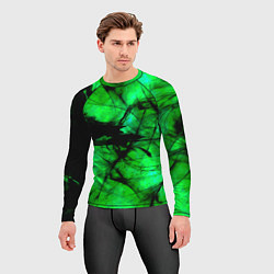 Рашгард мужской Зеленый фантом, цвет: 3D-принт — фото 2