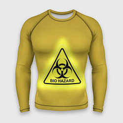 Рашгард мужской Biohazard - биологическая опасность, цвет: 3D-принт