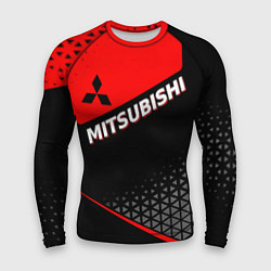 Рашгард мужской Mitsubishi - Красная униформа, цвет: 3D-принт