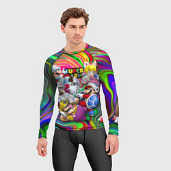 Рашгард мужской Super Mario - Gaming aesthetics - Collage, цвет: 3D-принт — фото 2