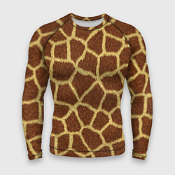 Рашгард мужской Текстура жирафа, цвет: 3D-принт