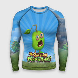 Рашгард мужской My Singin Monsters - Зерномех, цвет: 3D-принт