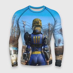 Рашгард мужской Vault 111 suit at Fallout 4 Nexus, цвет: 3D-принт