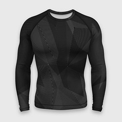 Мужской рашгард Черный матовый