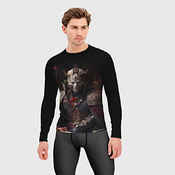 Рашгард мужской Демонический японский воин, цвет: 3D-принт — фото 2