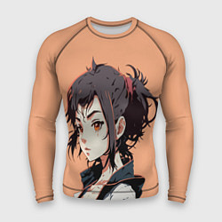 Рашгард мужской Красивая девочка - аниме, цвет: 3D-принт
