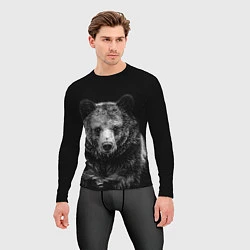 Рашгард мужской Медведь тотем славян, цвет: 3D-принт — фото 2