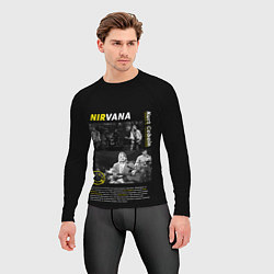 Рашгард мужской Nirvana bio, цвет: 3D-принт — фото 2