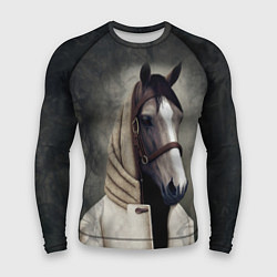 Рашгард мужской Конь в пальто в прямом смысле, цвет: 3D-принт