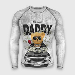 Рашгард мужской The sugar Daddy Bear, цвет: 3D-принт