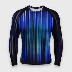 Рашгард мужской Neon line stripes, цвет: 3D-принт